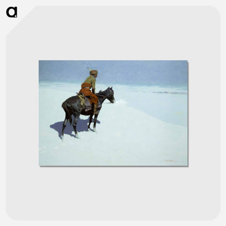 アートポストカード-Friends or Foes? (The Scout)
 - フレデリック レミントン Postcard.