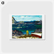 アートポストカード-The Harbor, Monhegan Coast, Maine - ジョージ ベローズ Postcard.