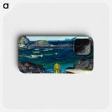 The Harbor, Monhegan Coast, Maine - ジョージ ベローズ Phone Case.