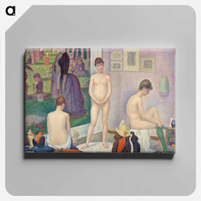 アートパネル-Georges Seurat Models (Poseuses) - ジョルジュ スーラ Canvas.