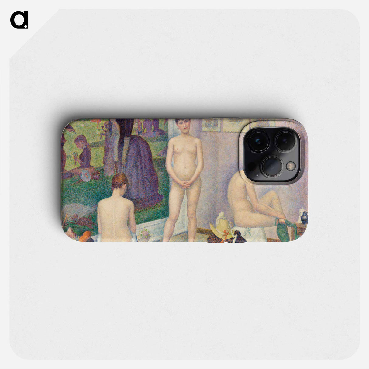 Georges Seurat Models (Poseuses) - Georges Seurat Phone Case.