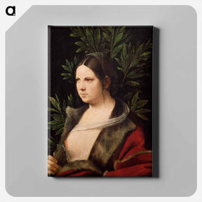 アートパネル-Portrait of a Young Woman (Laura)
 - ジョルジョーネ Canvas.