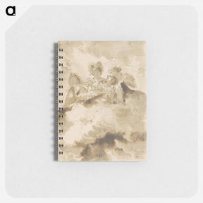 アートメモ帳-Three Figures in the Clouds
 - ジョバンニ バティスタ ティエポロ Memo.