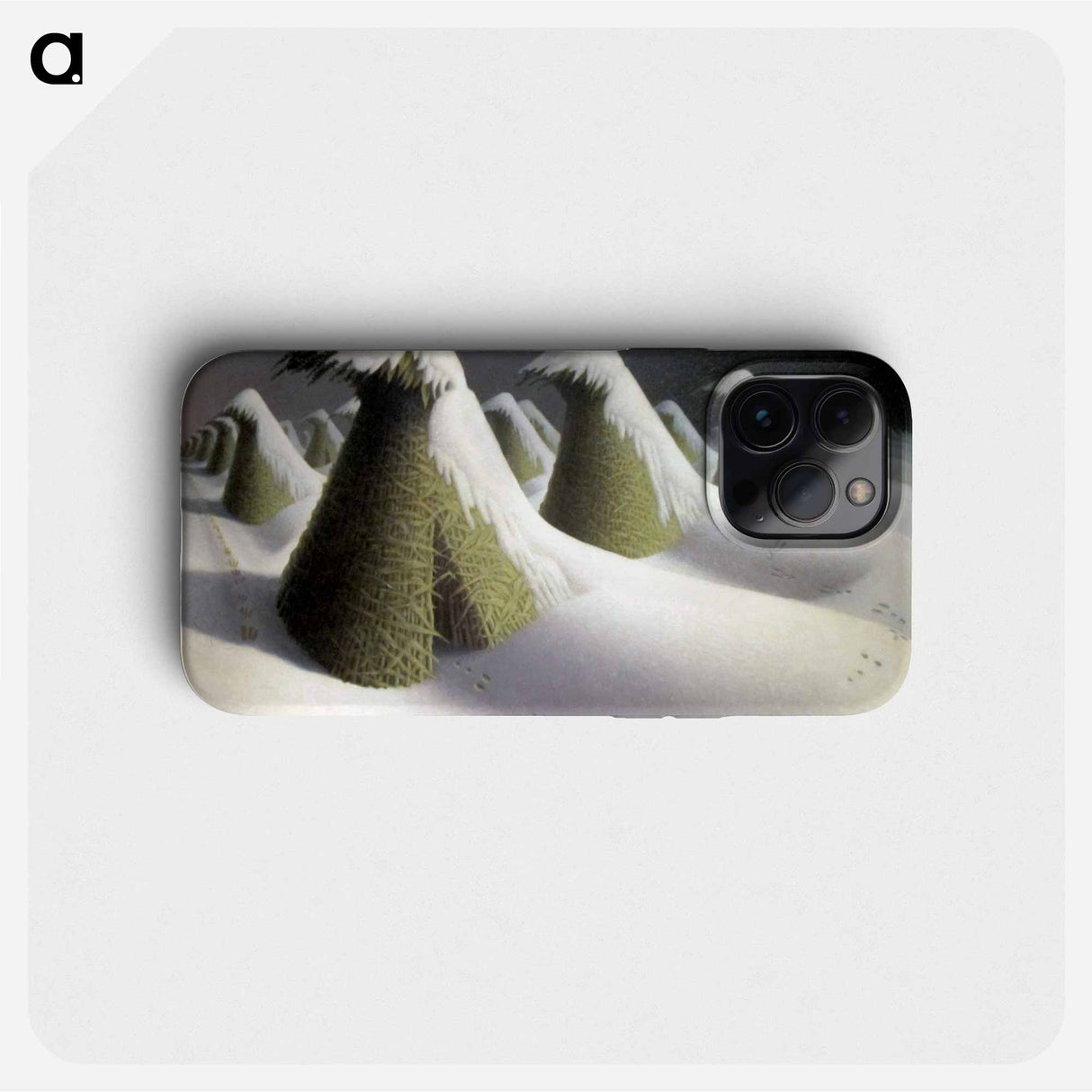 January - Grant Wood Phone Case.