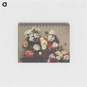 アートメモ帳-Still Life with Flowers - アンリ ファンタン ラトゥール Memo.