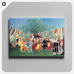 アートパネル-A Centennial of Independence - アンリ ルソー Canvas.