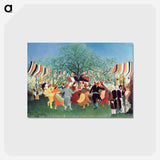 アートポストカード-A Centennial of Independence - アンリ ルソー Postcard.