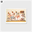 アートポストカード-Ethiopian Princess Arriving in Thebes
 - エジプト美術史 Postcard.