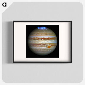 アートポスター-Jupiter's Auroras
 - ハッブル画像 Poster.