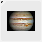 アートポストカード-Jupiter's Auroras
 - ハッブル画像 Postcard.