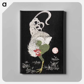 アートパネル-Japanese Rooster
 - 伊藤若冲 Canvas.