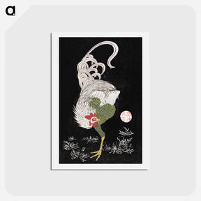 アートポストカード-Japanese Rooster
 - 伊藤若冲 Postcard.