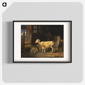 アートポスター-Heath Ewe and Lambs
 - ジェームス ヒース Poster.