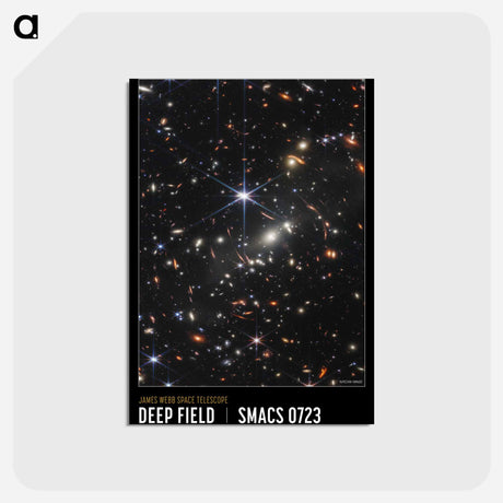 アートポストカード-Webb's First Deep Field
 - ジェームズ ウェッブ宇宙望遠鏡 Postcard.