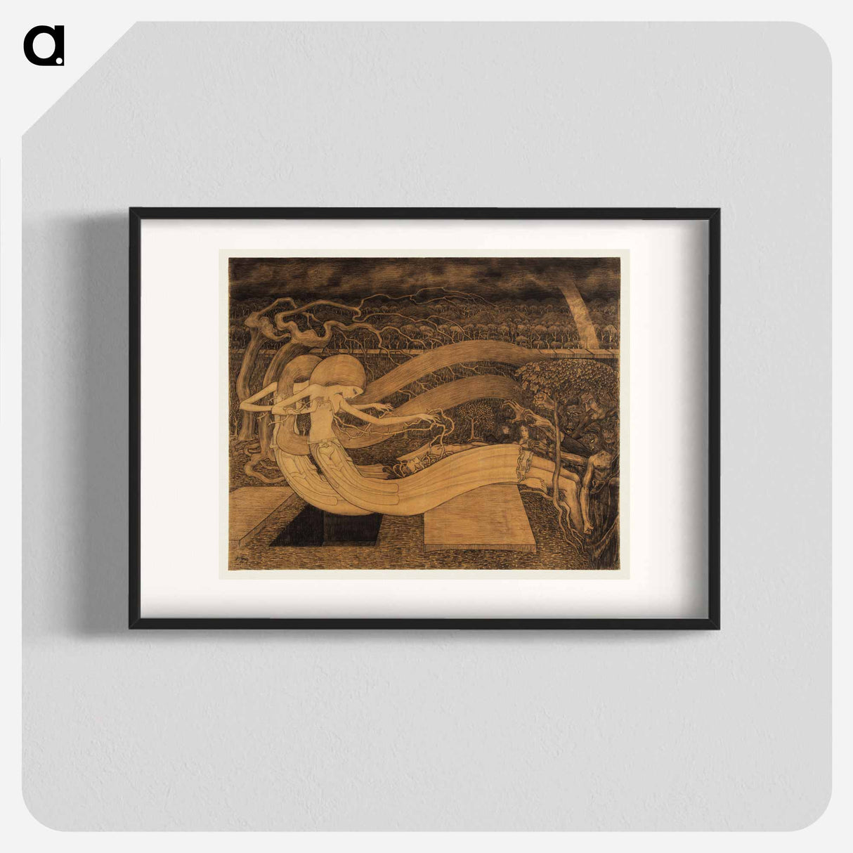 O Grave, where is thy Victory? - Jan Toorop Poster.