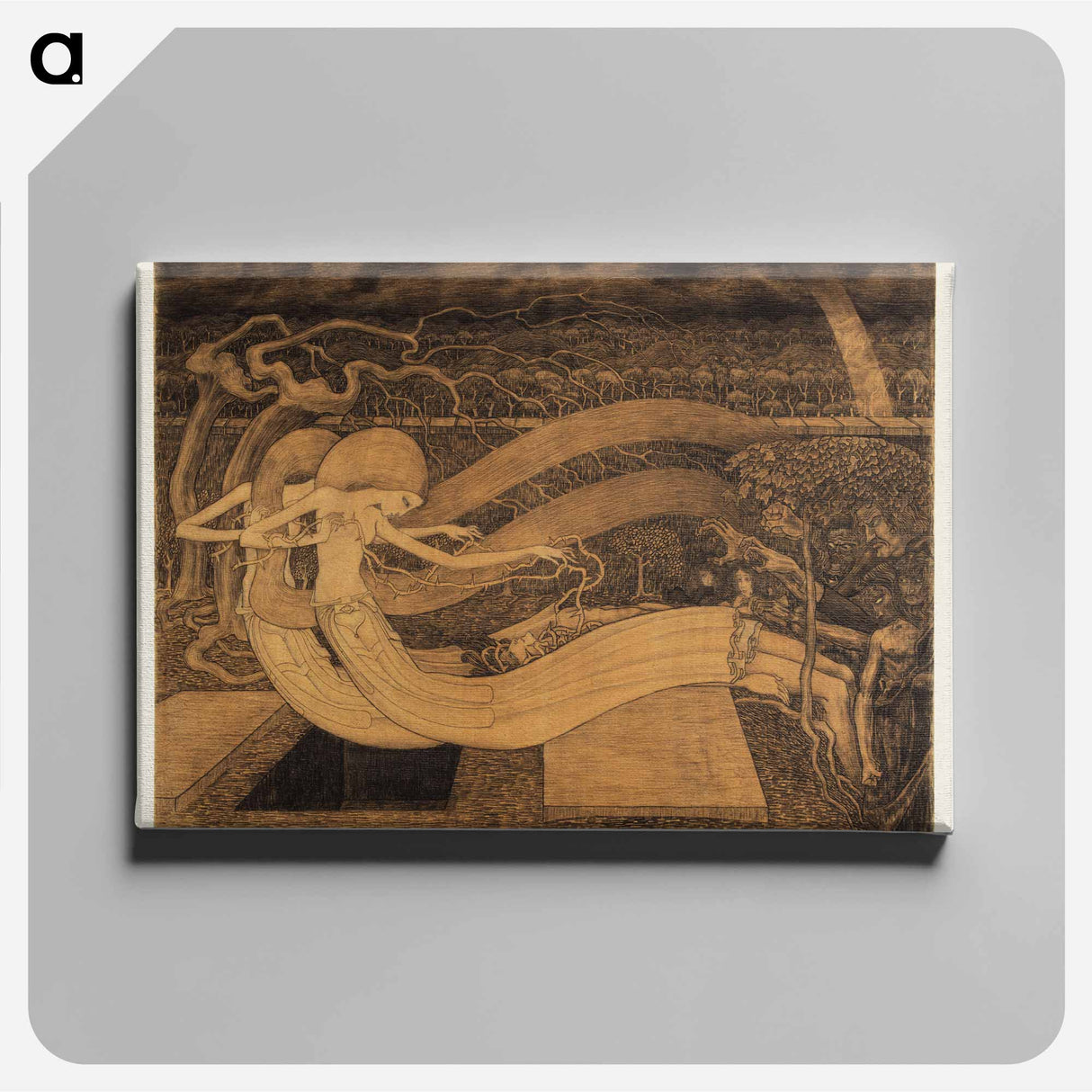 O Grave, where is thy Victory? - Jan Toorop Canvas.