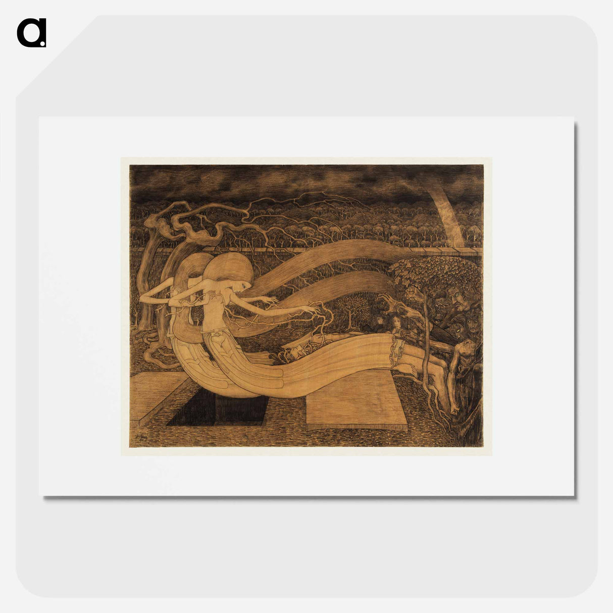 O Grave, where is thy Victory? - Jan Toorop Poster.