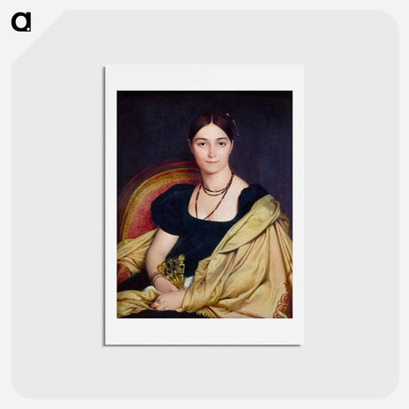 アートポストカード-Madame Duvaucey
 - ジャン オーギュスト ドミニク アングル Postcard.