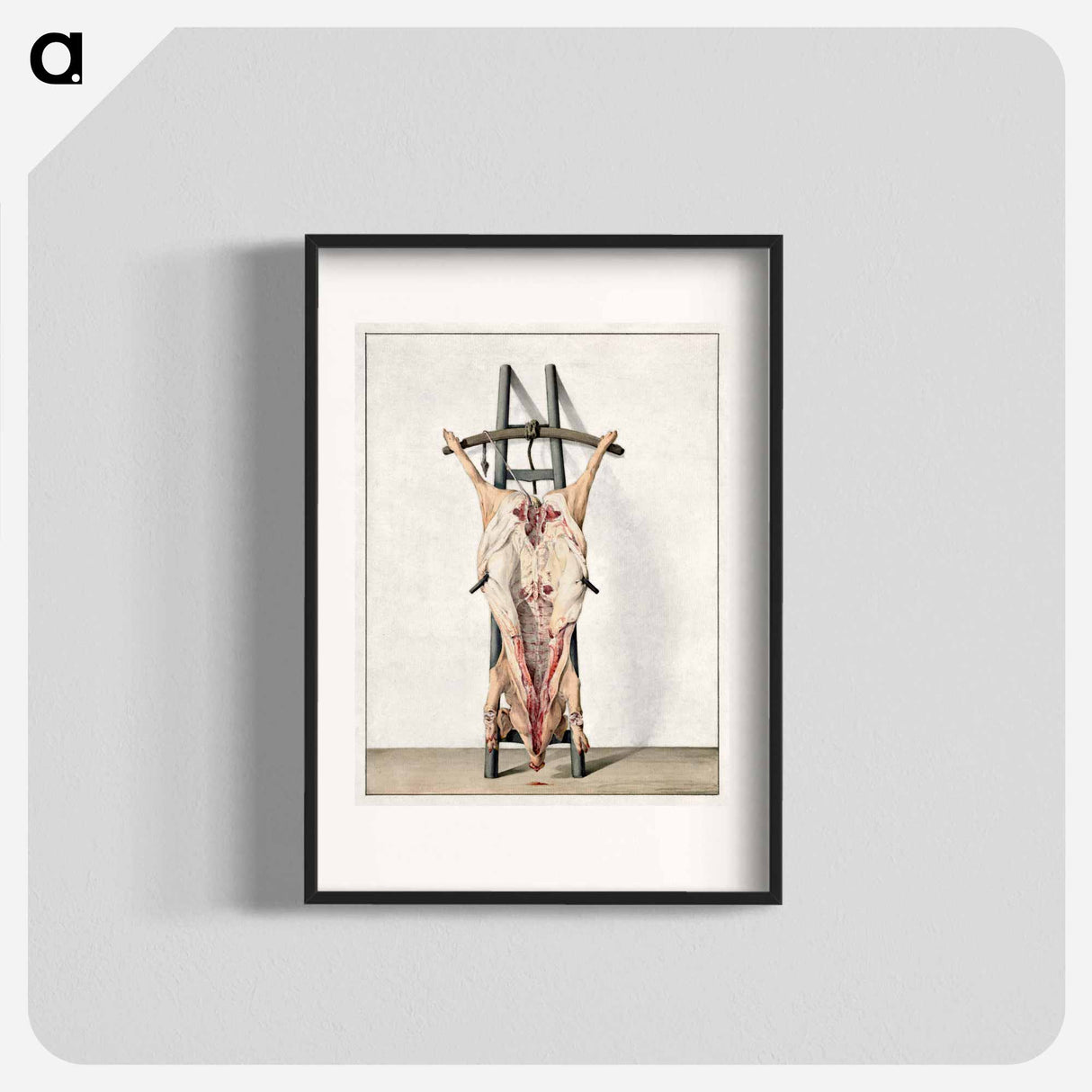 Dead pig - Jean Bernard Poster.