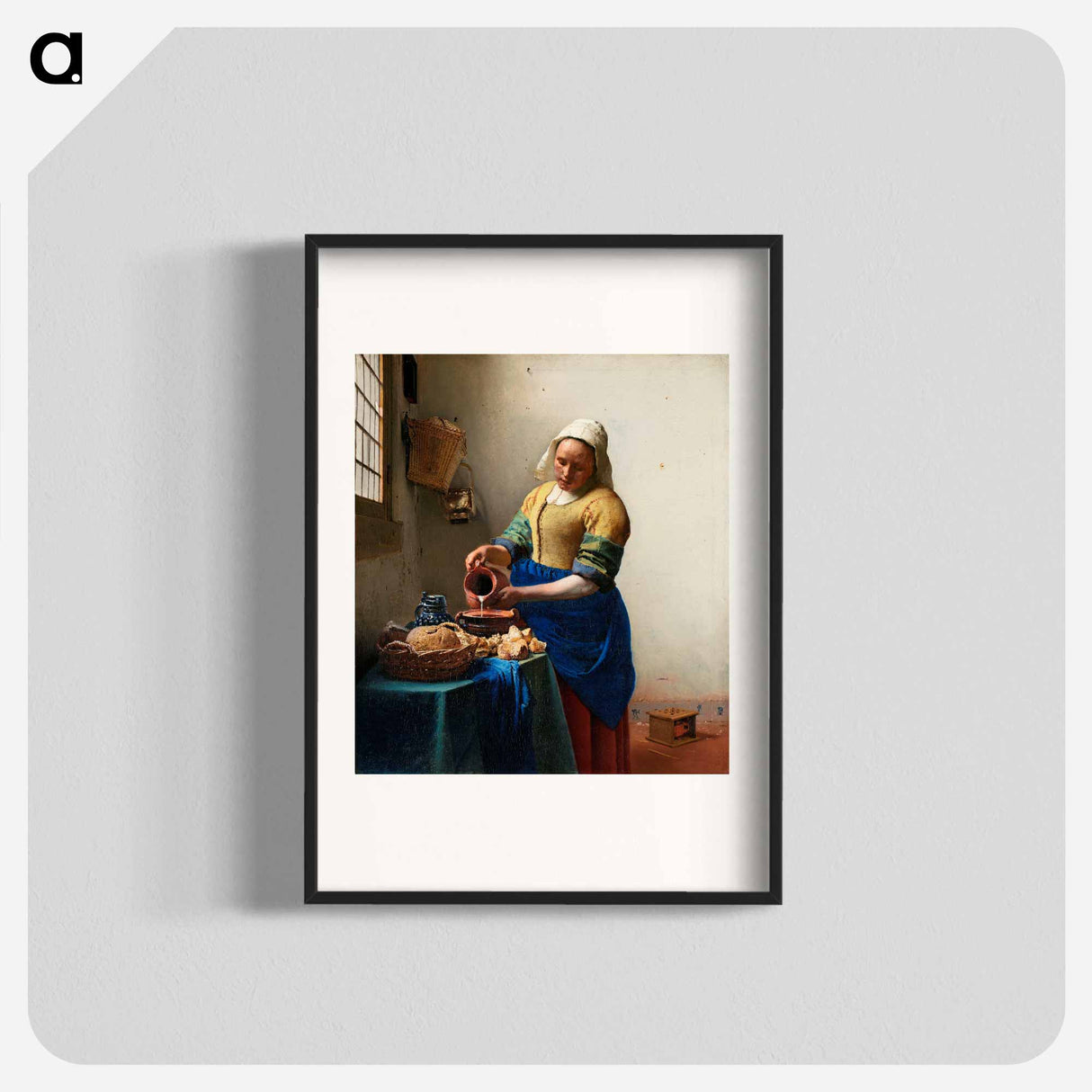 The Milkmaid - Johannes Vermeer Poster.