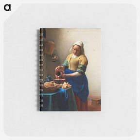アートメモ帳-The Milkmaid - ヨハネス フェルメール Memo.