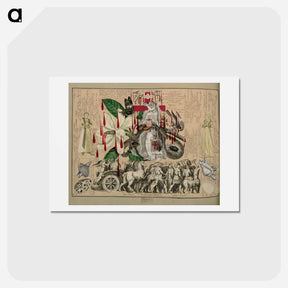アートポストカード-Victorian Blood Book
 - ジョン ビングリー ガーランド Postcard.