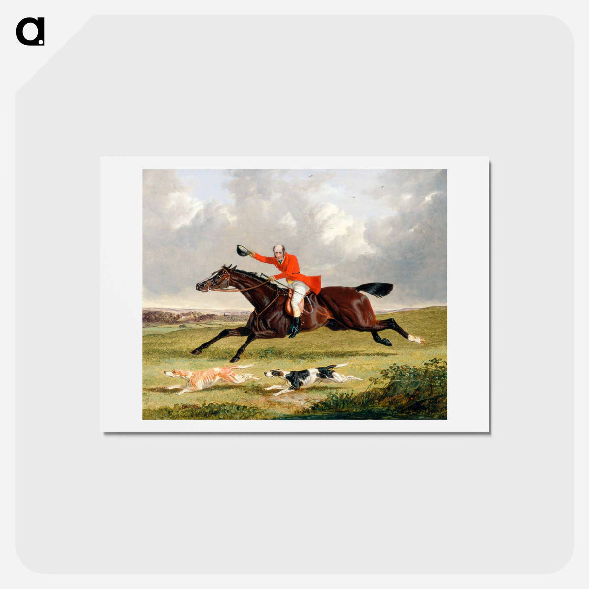 Encouraging Hounds
 - ジョン フレデリック ヘリング Postcard.