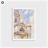 アートポストカード-The Salute, Venice - ジョン シンガー サージェント Postcard.