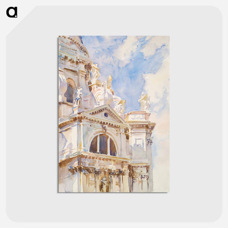 アートポストカード-The Salute, Venice - ジョン シンガー サージェント Postcard.