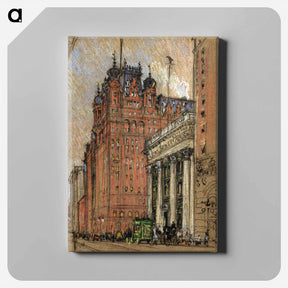 アートパネル-Waldorf Astoria Hotel, Thirty-Fourth Street and Fifth Avenue
 - ジョセフ ペネル Canvas.
