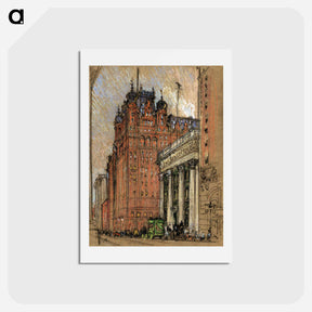 アートポストカード-Waldorf Astoria Hotel, Thirty-Fourth Street and Fifth Avenue
 - ジョセフ ペネル Postcard.