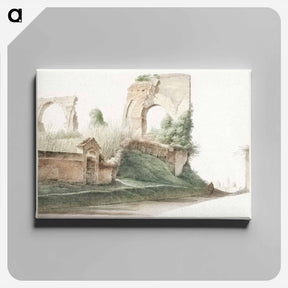 アートパネル-Nero’s Aqueduct in Rome
 - ジョセフス アウグストゥス クニップ Canvas.