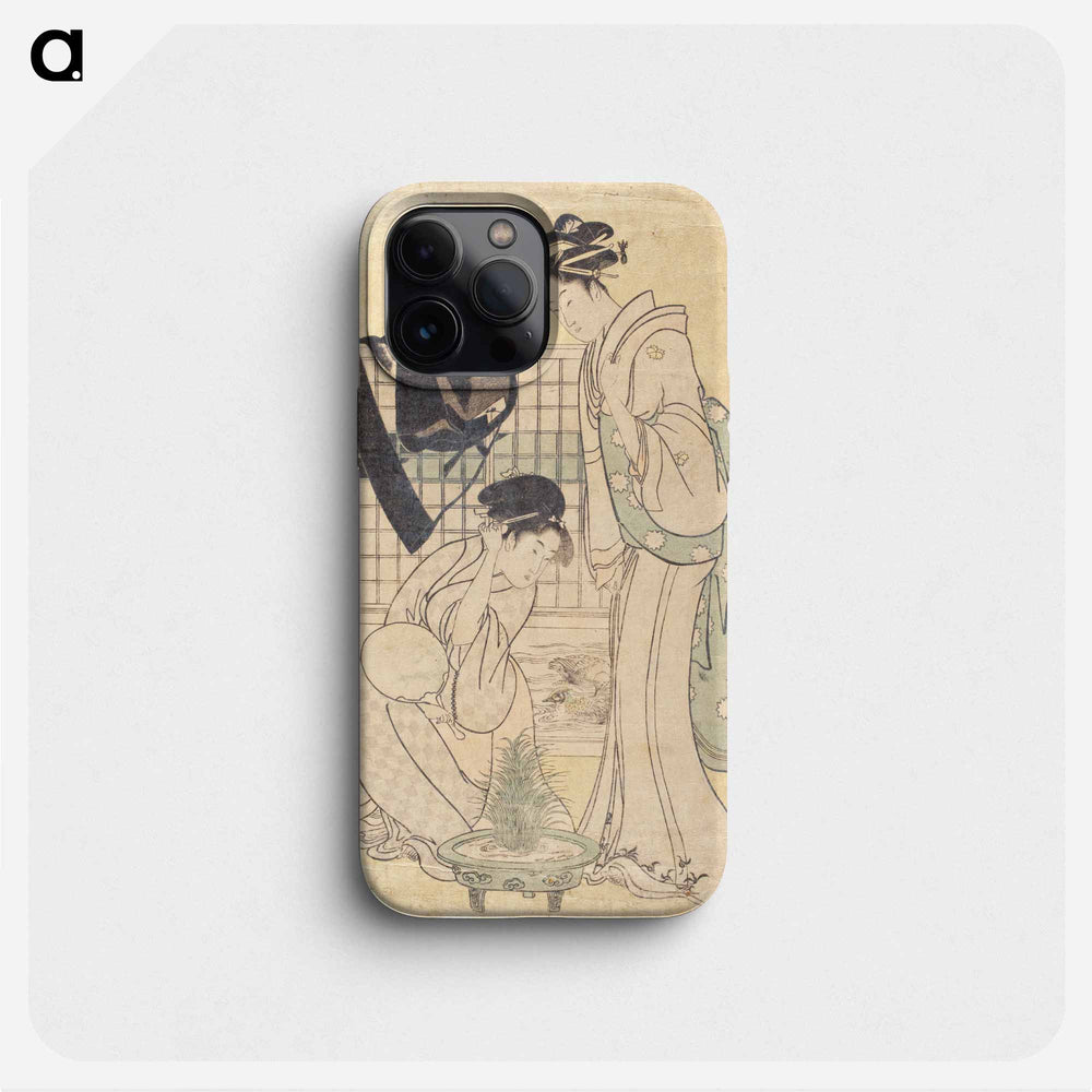 Picture of the Middle Class - 喜多川 歌麿 Phone Case.
