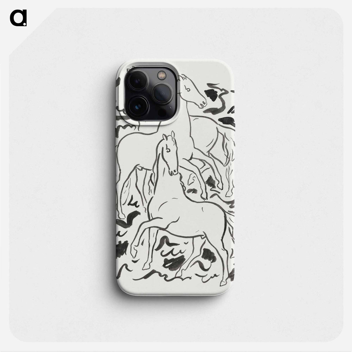 Three Horses - Leo Gestell Phone Case.