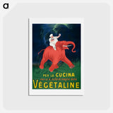 アートポストカード-Vegetaline - レオネット カピエッロ Postcard.
