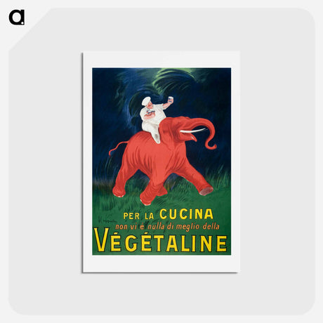 アートポストカード-Vegetaline - レオネット カピエッロ Postcard.
