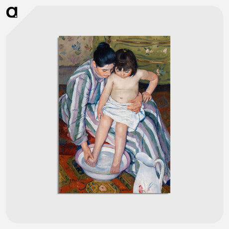 アートポストカード-The Child’s Bath - メアリー カサット Postcard.