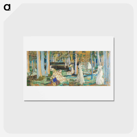 アートポストカード-The Sacred Wood - モーリス ドニ Postcard.