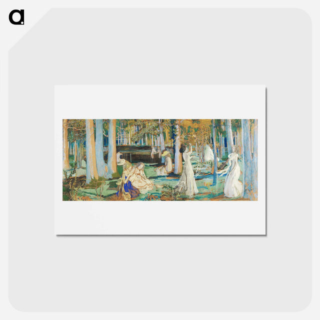 アートポストカード-The Sacred Wood - モーリス ドニ Postcard.