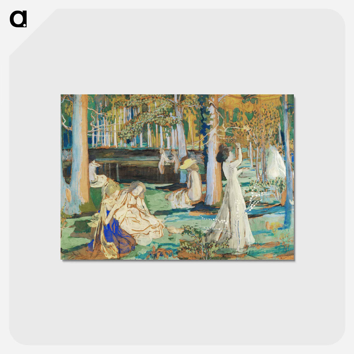 アートポストカード-The Sacred Wood - モーリス ドニ Postcard.