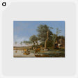 アートポストカード-Cows Reflected in the Water
 - マウリッツハイス美術館 Postcard.