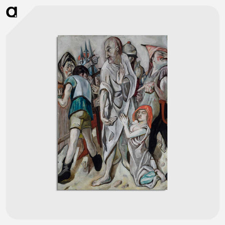 アートポストカード-Christ and the Sinner
 - マックス ベックマン Postcard.