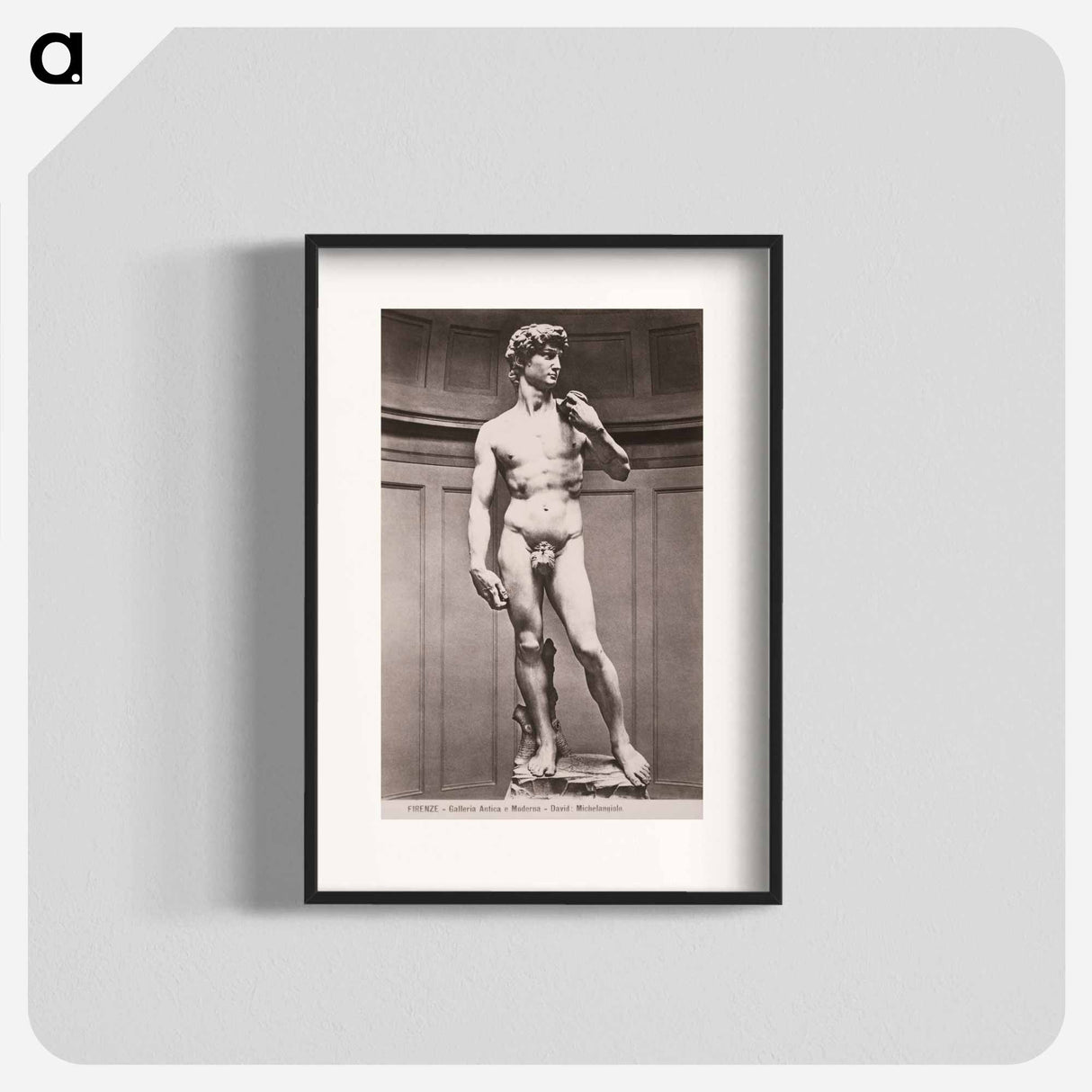 Florence - Ancient and Modern Gallery by Michelangelo Buonarroti - Michelangelo Buonarroti Poster.
