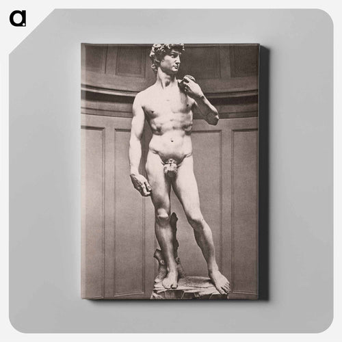 Florence - Ancient and Modern Gallery by Michelangelo Buonarroti - ミケランジェロ ブオナローティ Canvas.