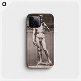 Florence - Ancient and Modern Gallery by Michelangelo Buonarroti - ミケランジェロ ブオナローティ Phone Case.