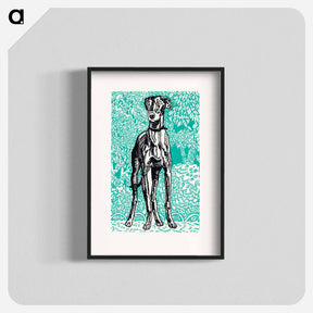 アートポスター-Greyhound - モリツ ユング Poster.