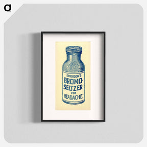 アートポスター-Emerson's Bromo-Seltzer Advertisement
 - 国立医学図書館 Poster.