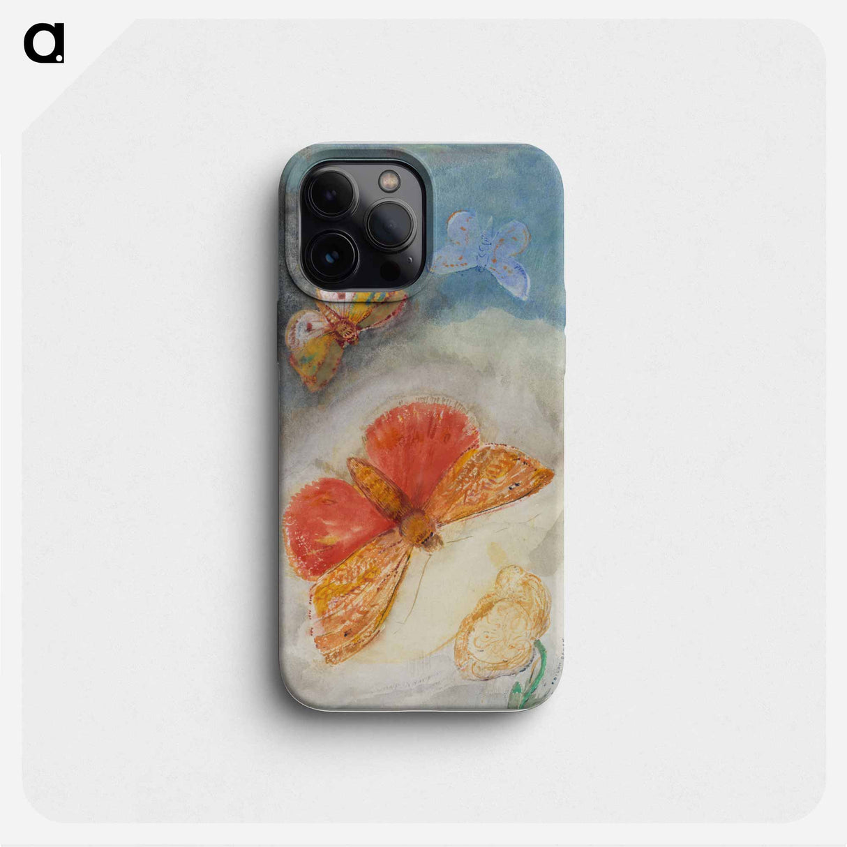 Papillons and fleur - Odilon Redon Phone Case.