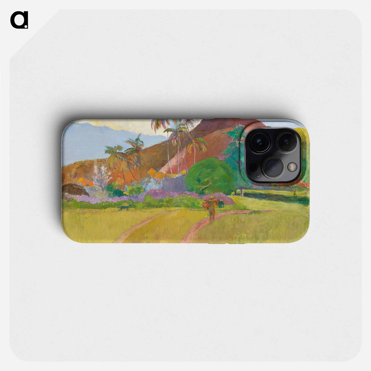 Tahitian Landscape - ポール ゴーギャン Phone Case.