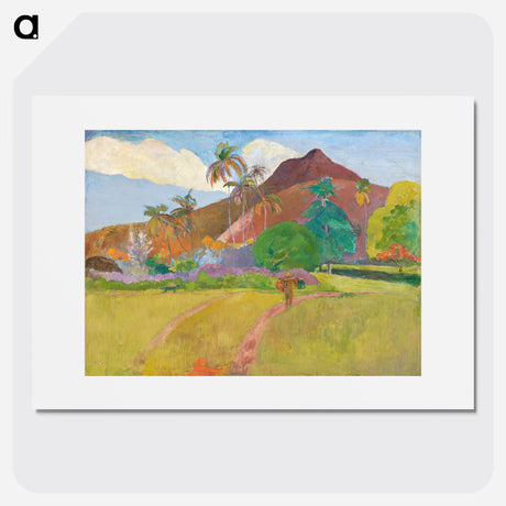 Tahitian Landscape - Paul Gauguin Poster.